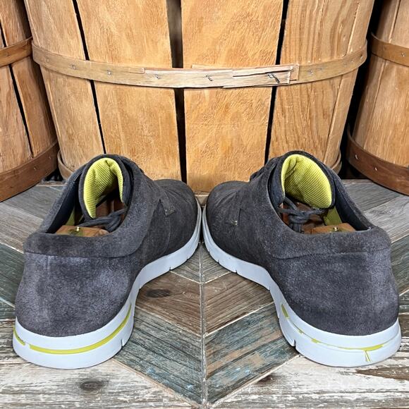 Clarks Denner Motion Plain Toe Gray Suede Comfort Oxford Sneakers Mens Size 12 main image 4